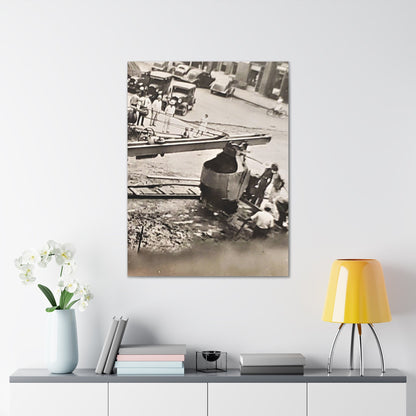 Concrete Worker Canvas Gallery Wraps 30″ x 40″ 1.25"