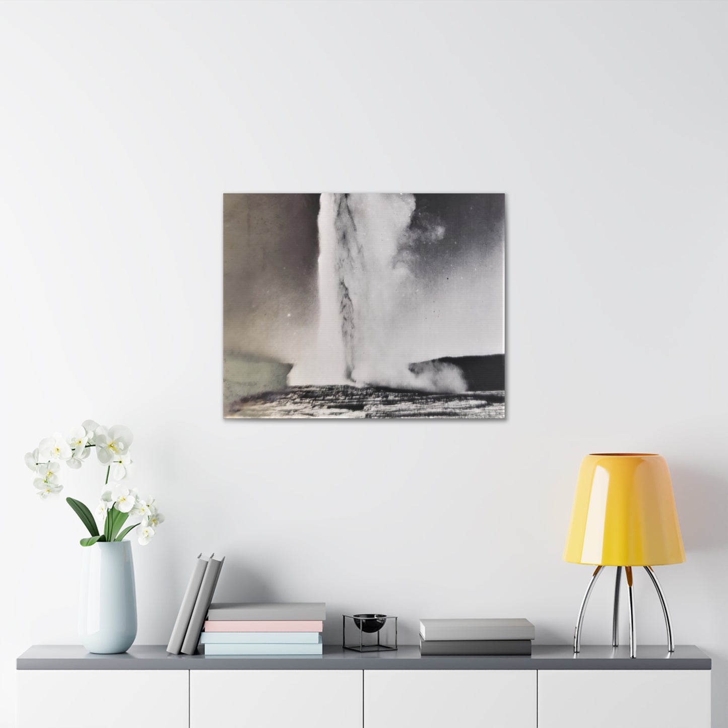 Old Faithful Geyser Yellowstone Canvas Gallery Wraps