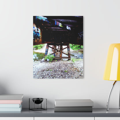 Urban Bridge Acrylic Print French Cleat Hanging - - Home Decor