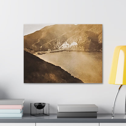Morris Dam Lake Canvas Gallery Wraps 24″ x 18″ 1.25"
