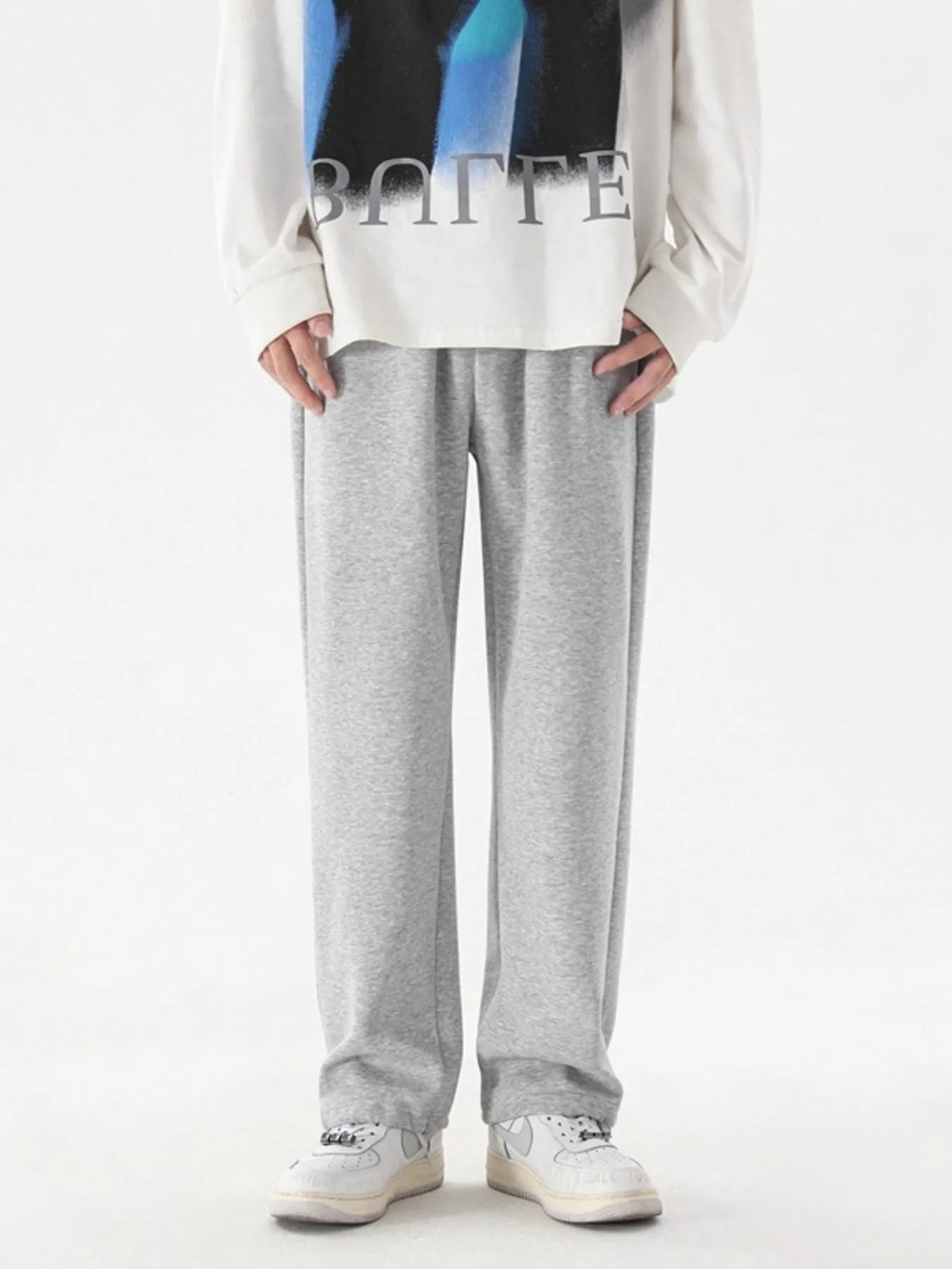 Men's Plus Size Casual Loose-Fit Sweatpants - -