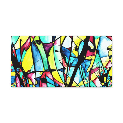 Alien Lady Canvas Gallery Wraps 20″ x 10″ 1.25"