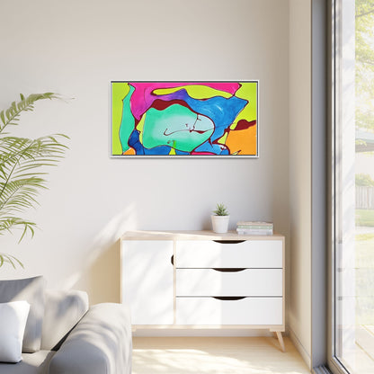 Kool Kid Matte Canvas Framed - Kia Day Design