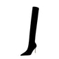 Stiletto Pointed Toe Over-the-Knee Boots- Kia Day Design- {{Product type}}