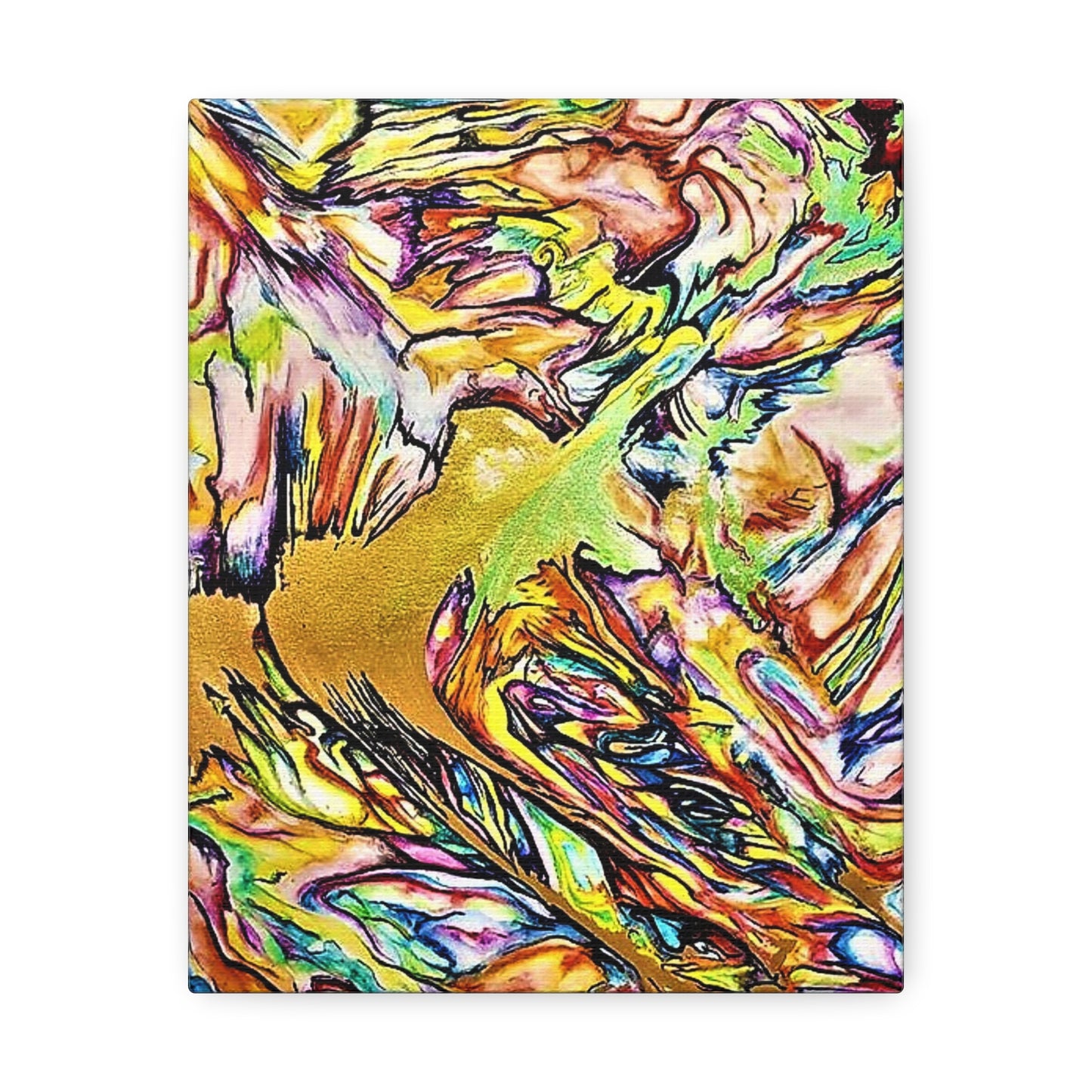 Phoenix Rising Stretched Canvas