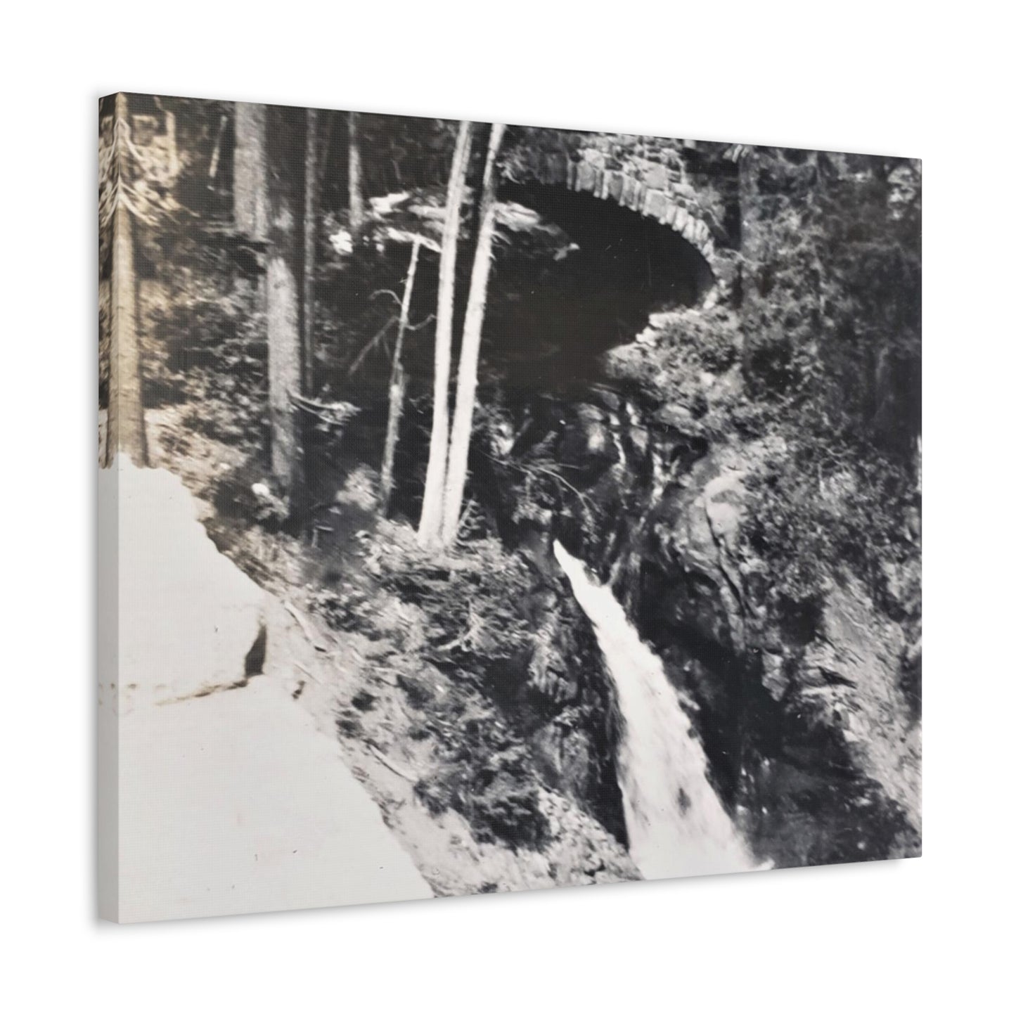 Narada Falls Yellowstone Stretched Canvas