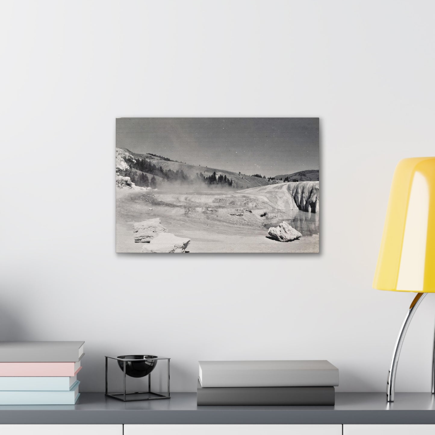 Mammoth Hot Springs Canvas Gallery Wraps