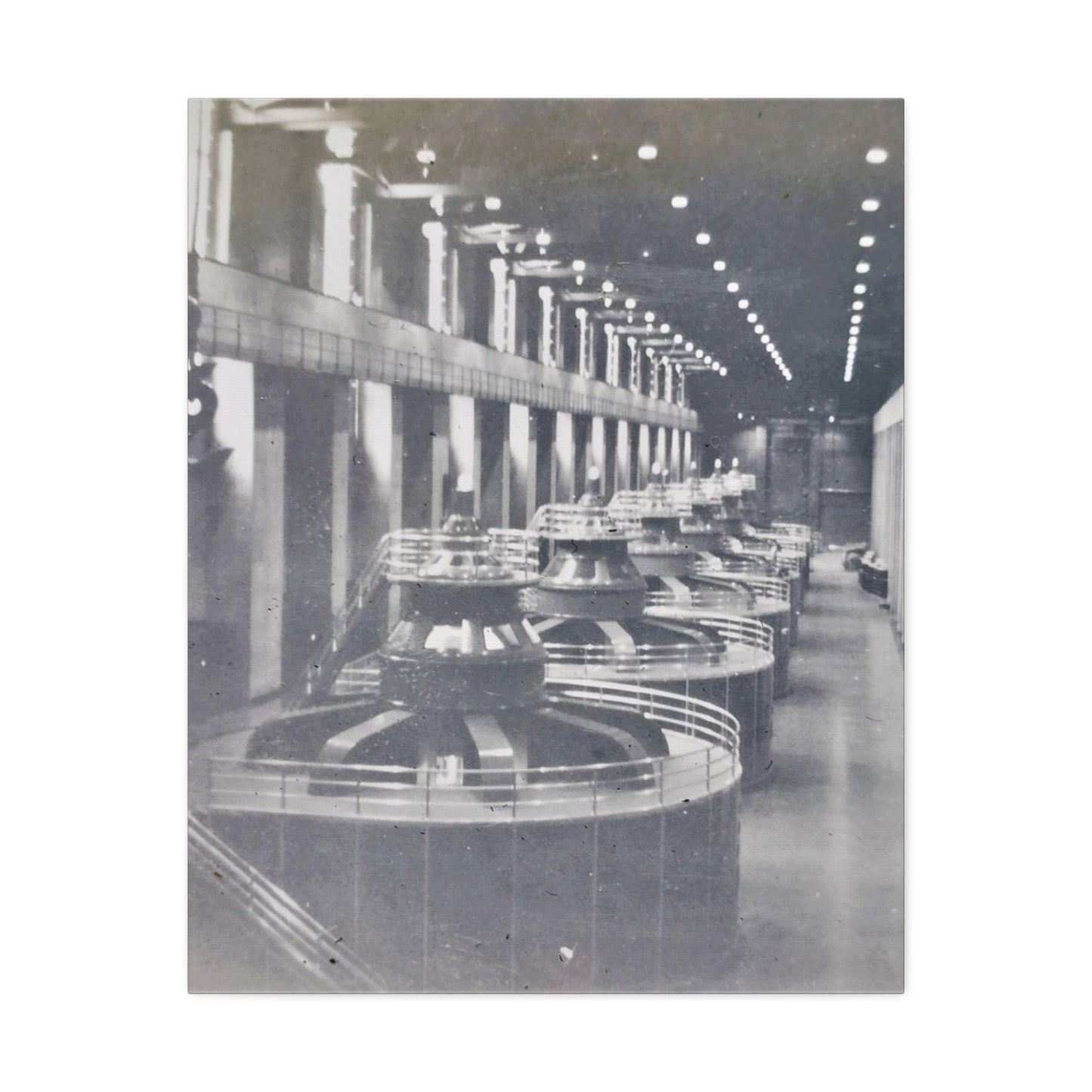 Boulder Dam Powerhouse Stretched Canvas