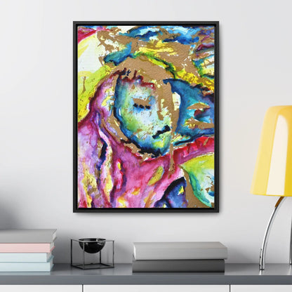 Mothers Face Gallery Canvas Wraps, Vertical Frame