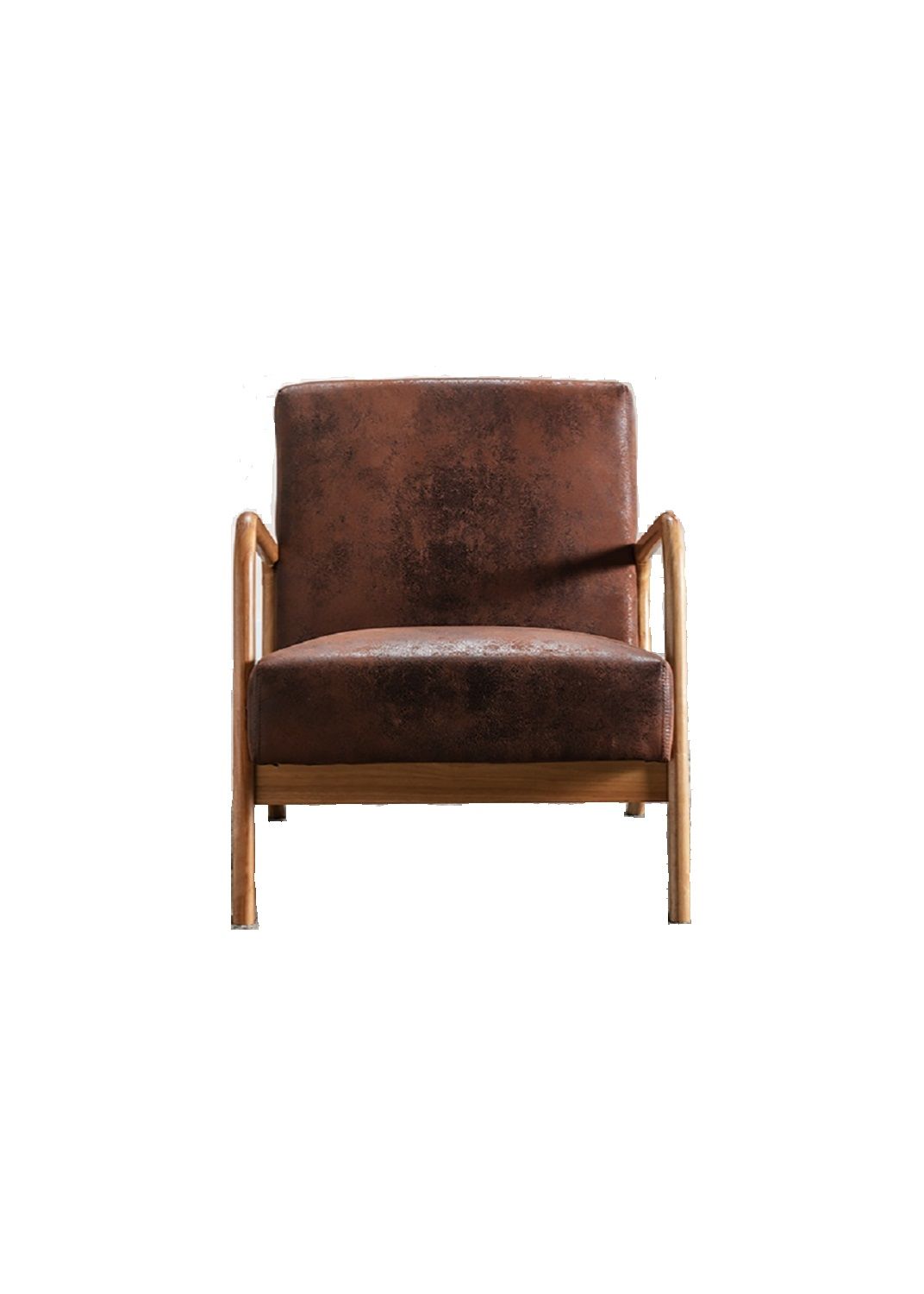 Classic Mid-Century Modern Accent Chairs, Open Framed Armchair With Cushioning- Unique Piece Furniture- {{Product type}}