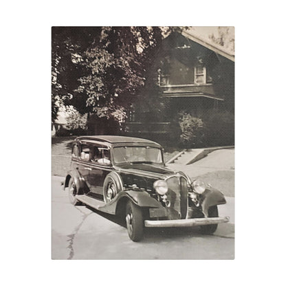Classic Car Satin Canvas Stretched 11″ x 14″ (Vertical) 1.5"