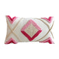 Pink Purple Tufted Pillow Cushion in Rogo Style Design - PE20175E-1 30x50cm - pillow