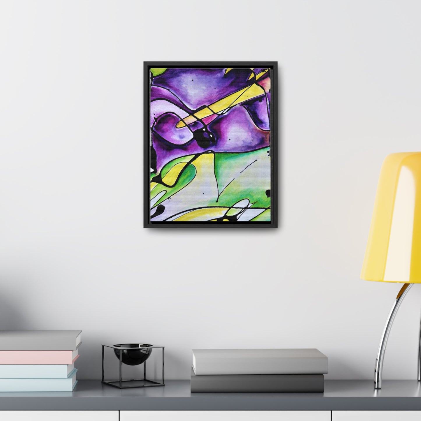 Purple Mountains Gallery Canvas Wraps, Vertical Frame