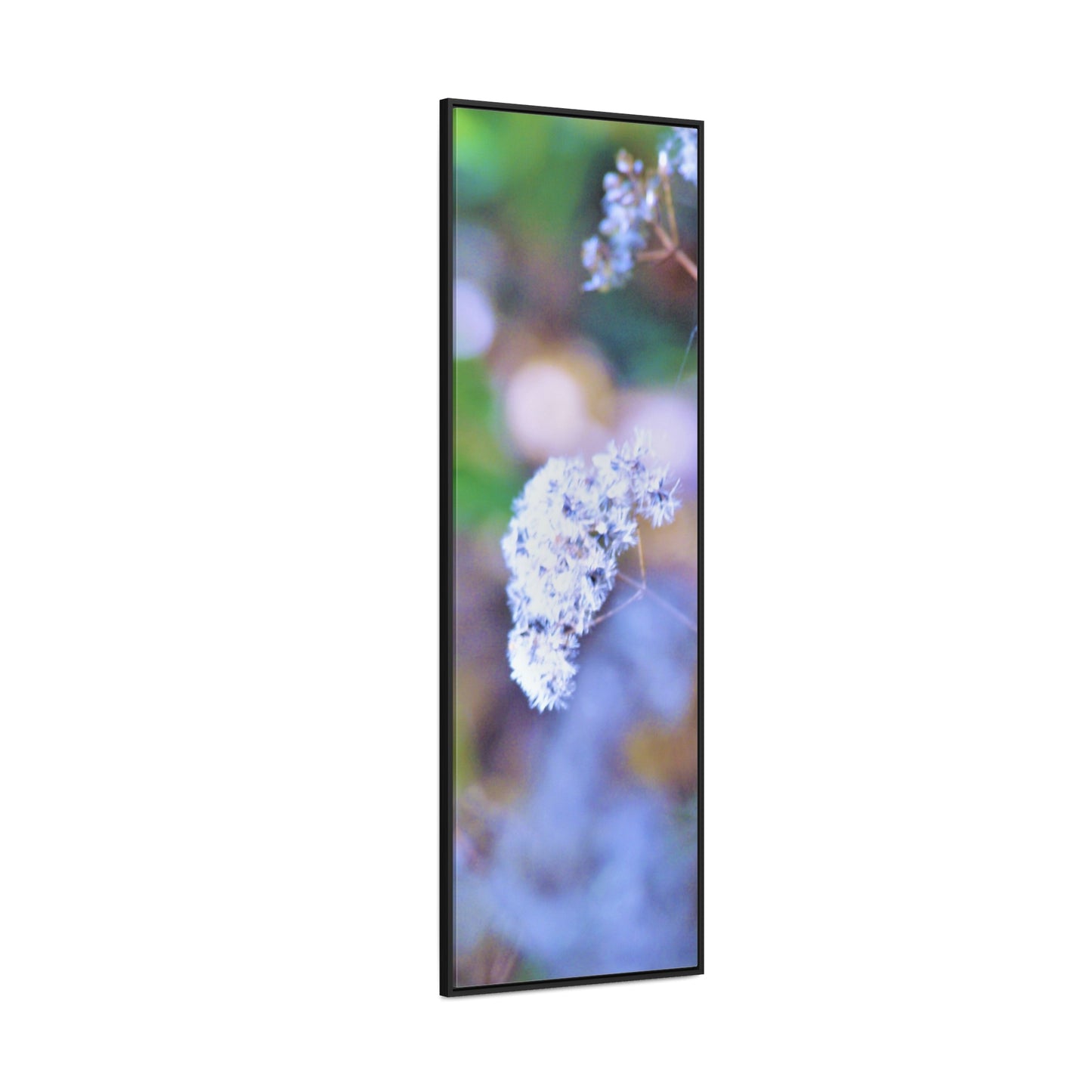 Macro Blue Gallery Canvas Wraps, Vertical Frame