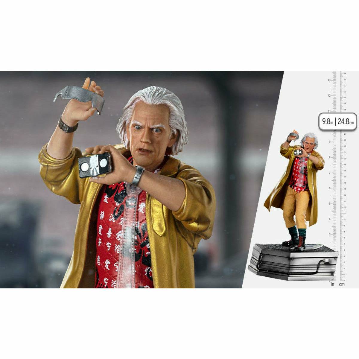 Iron Studios Back to the Future Part II Doc Brown 1:10 Scale Statue- Back to the Future™- {{Product type}}