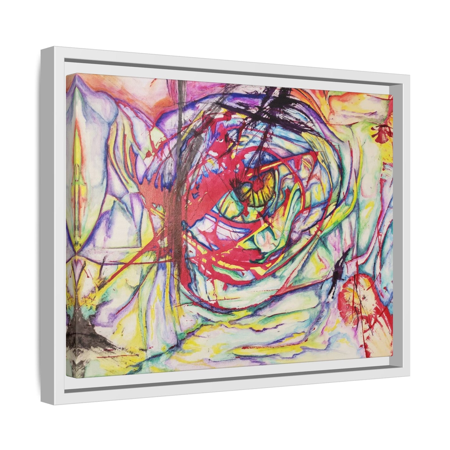 The Eye Framed Art Print - Kia Day Design