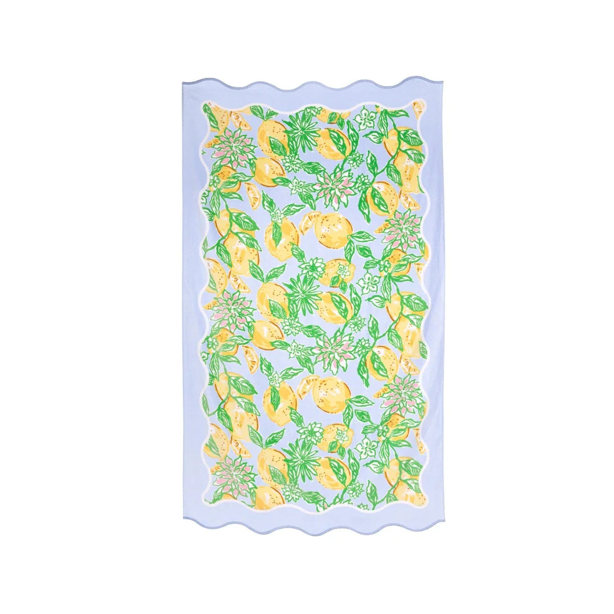 Lilly Pulitzer® Scalloped Beach Towel, Make Lemonade - - 250006