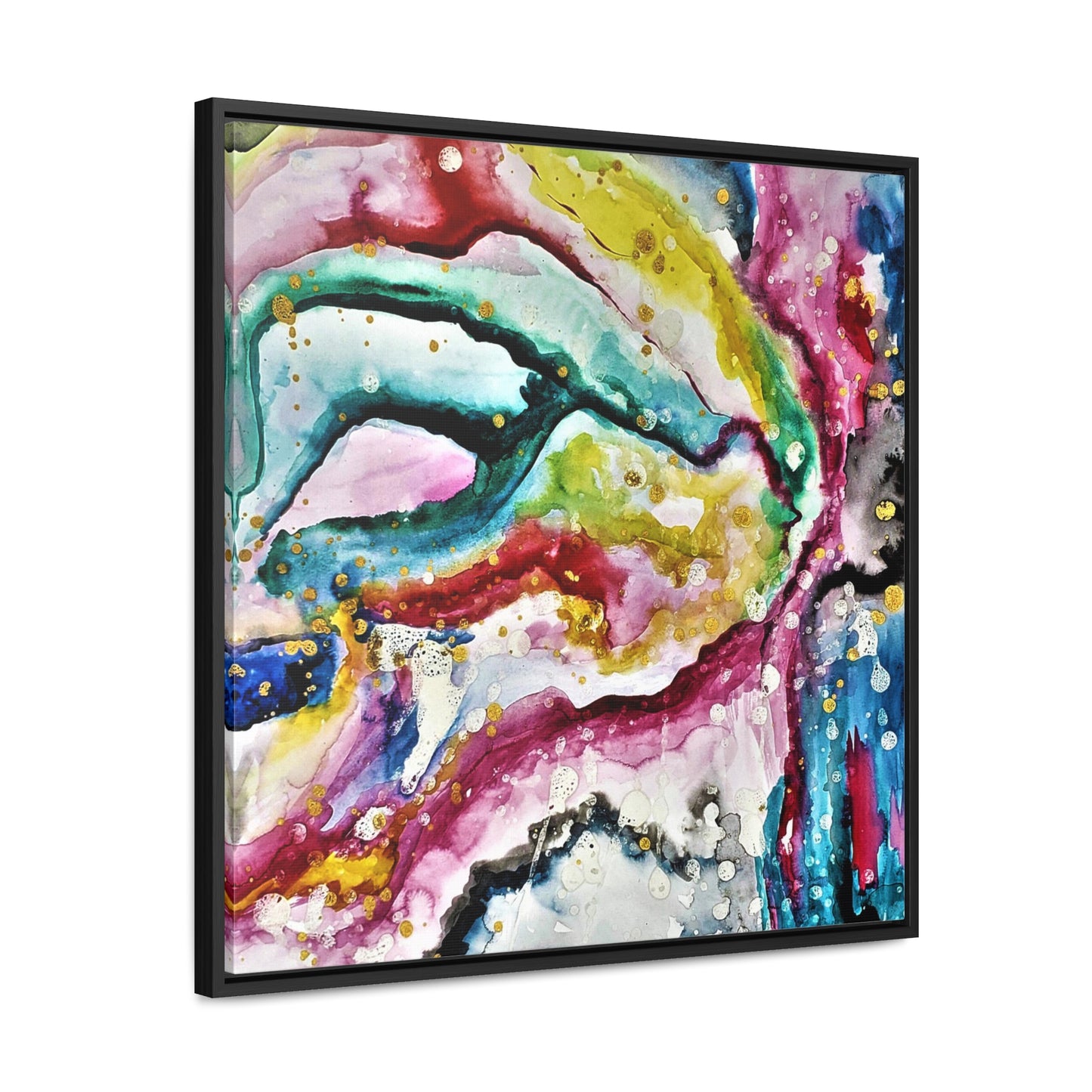 Cosmic Face Gallery Canvas Wraps, Square Frame