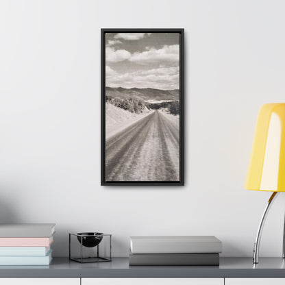 Western Road Gallery Canvas Wraps Vertical Frame 10″ x 20″ 1.25" Black