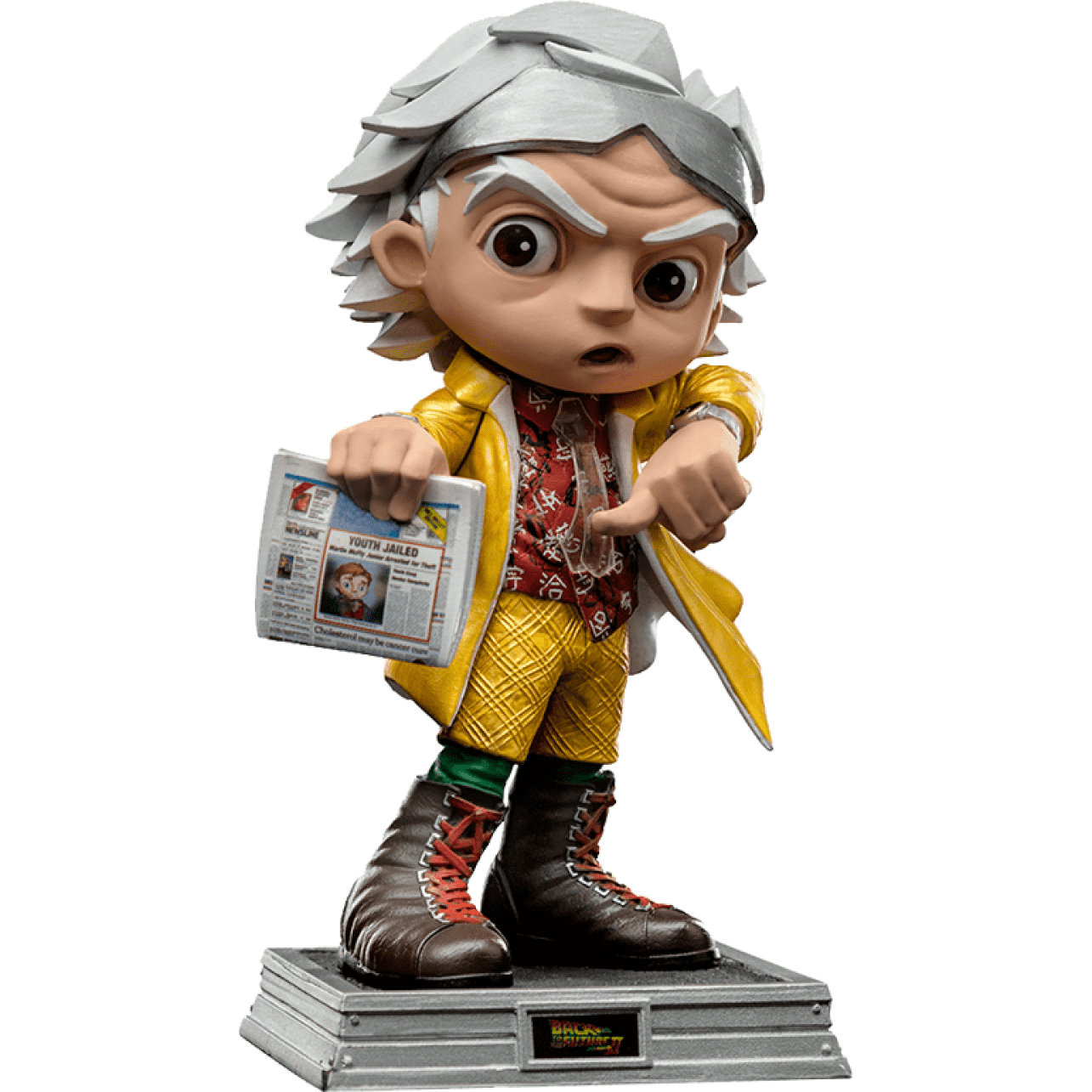 Iron Studios Back to the Future Part II Doc Brown Mini Co. Collectible Figure- Back to the Future™- {{Product type}}