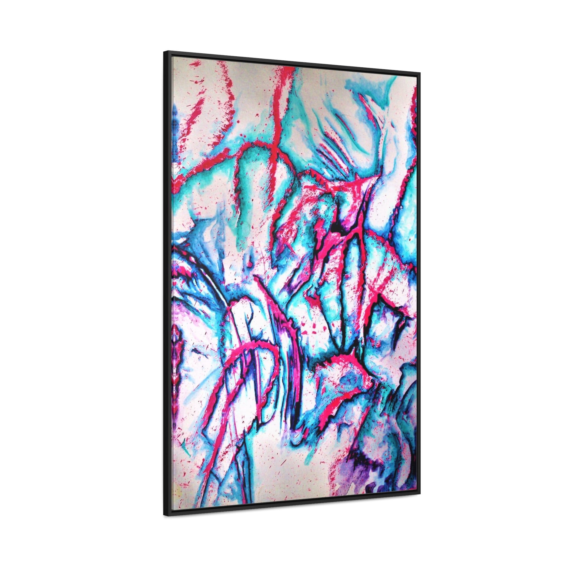 Pink Jellyfish Gallery Canvas Wraps, Vertical Frame