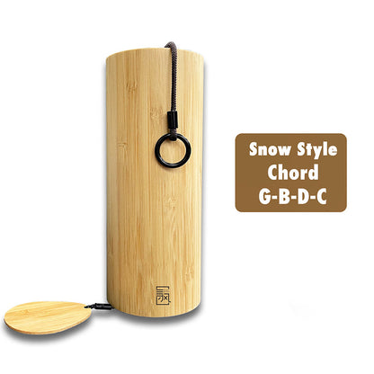 Bamboo Wood Wind Chimes – Zen Garden & Home Meditation Chimes - Snow G chord - Wind Chimes