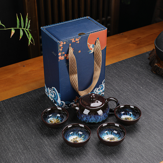 Artistic Ceramic Tea Set - Xishi kettle tea set - tea set
