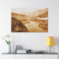 San Gabriel Dirt Fill Dam #1 Canvas Gallery Wraps Printify