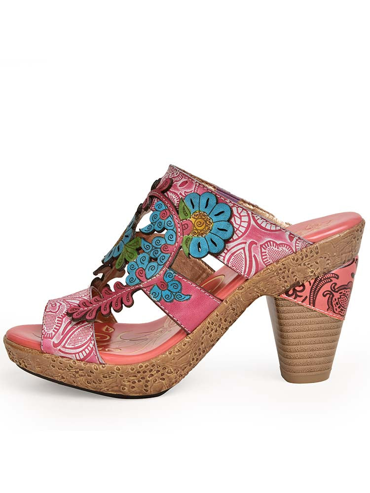 Addyson Fish Mouth Genuine Leather Sandals- Colorstepshoes- {{Product type}}