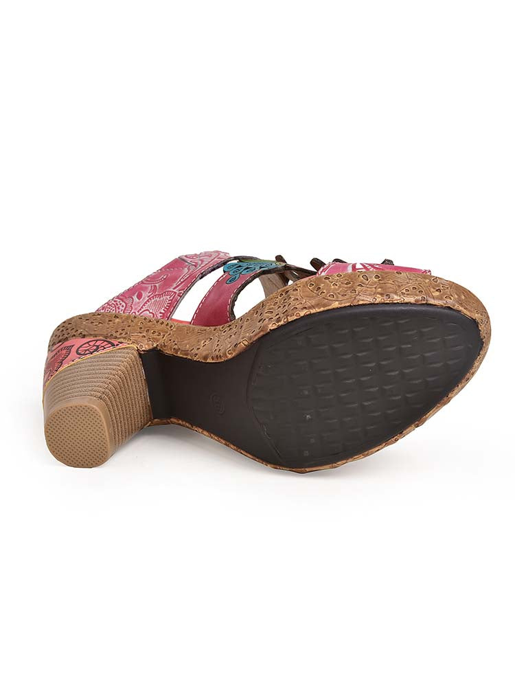 Addyson Fish Mouth Genuine Leather Sandals- Colorstepshoes- {{Product type}}