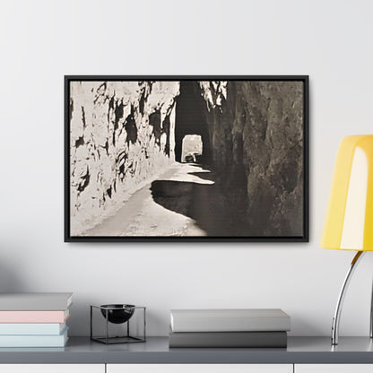 Tunnel at The Needles Gallery Canvas Wraps Horizontal Frame 24″ x 16″ Black Premium Gallery Wraps (1.25″)