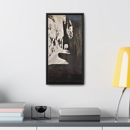Tunnel at The Needles Gallery Canvas Wraps Vertical Frame 10″ x 20″ Premium Gallery Wraps (1.25″) Black