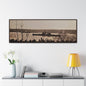 Navy Day New York October 27th 1945 Gallery Canvas Wraps Horizontal Frame 60″ x 20″ Walnut 1.25"
