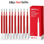 Gel Ink Pen Sets 10Kaco Red Ink NEW