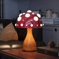 Large and Small Matsutake Mushroom Lamps red large