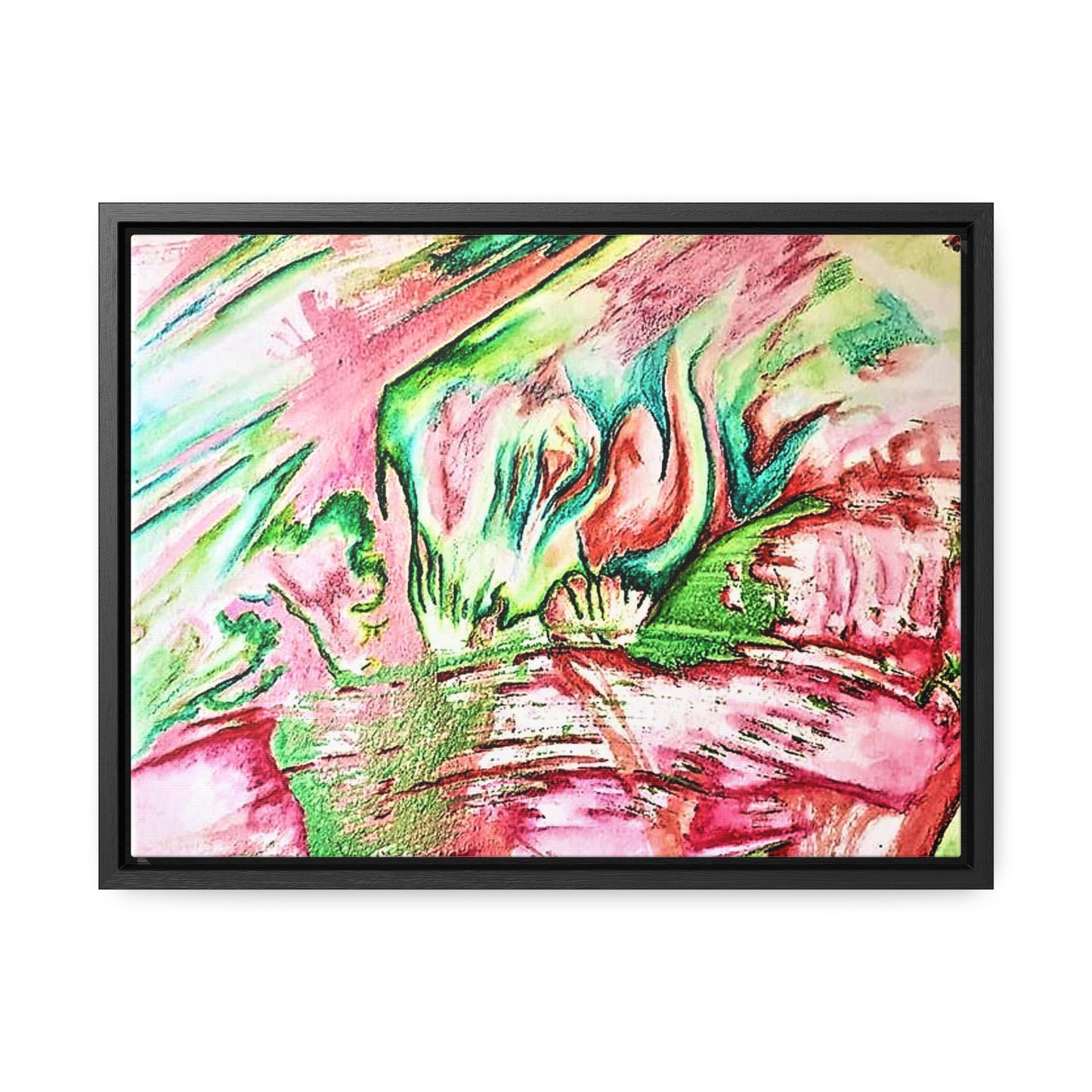 Pink Forest Gallery Canvas Wraps, Horizontal Frame