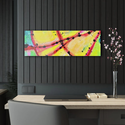 Love Chained Acrylic Prints 36" x 12" (Horizontal) Glossy