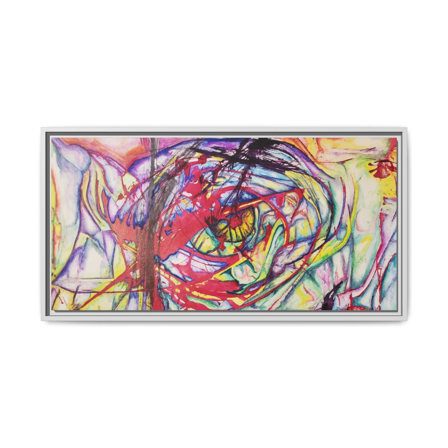 The Eye Framed Art Print - Kia Day Design