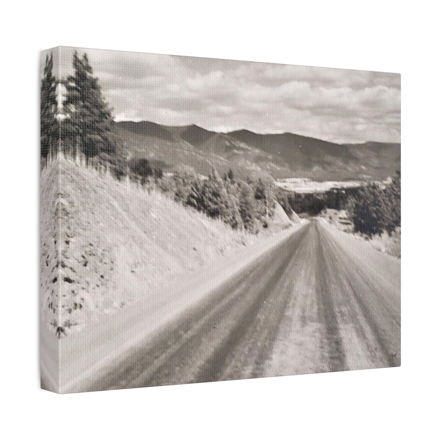 Western Road Stretched Canvas