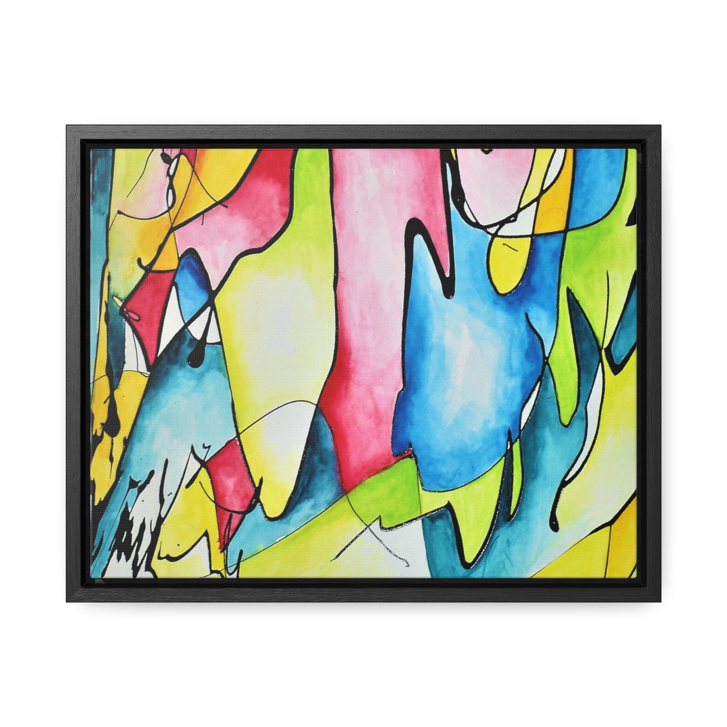 Blue Flame Gallery Canvas Wraps, Horizontal Frame