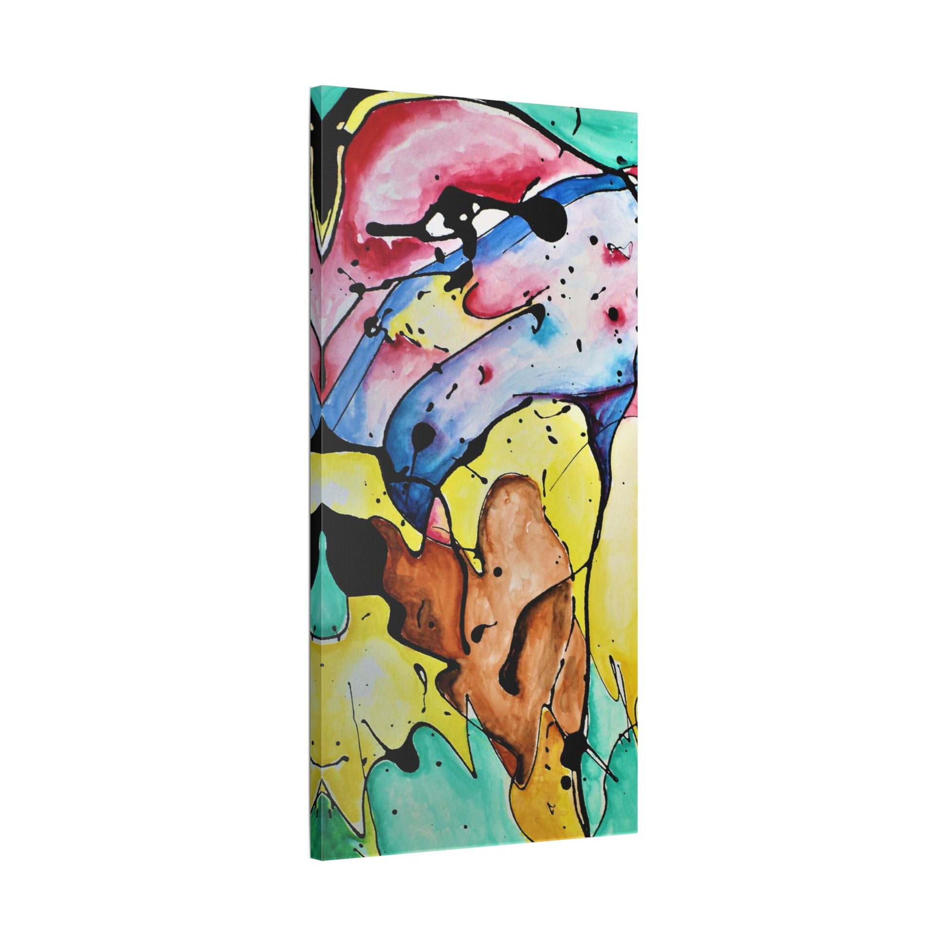 3rd Eye Sundae Satin Canvas Stretched - Kia Day Design