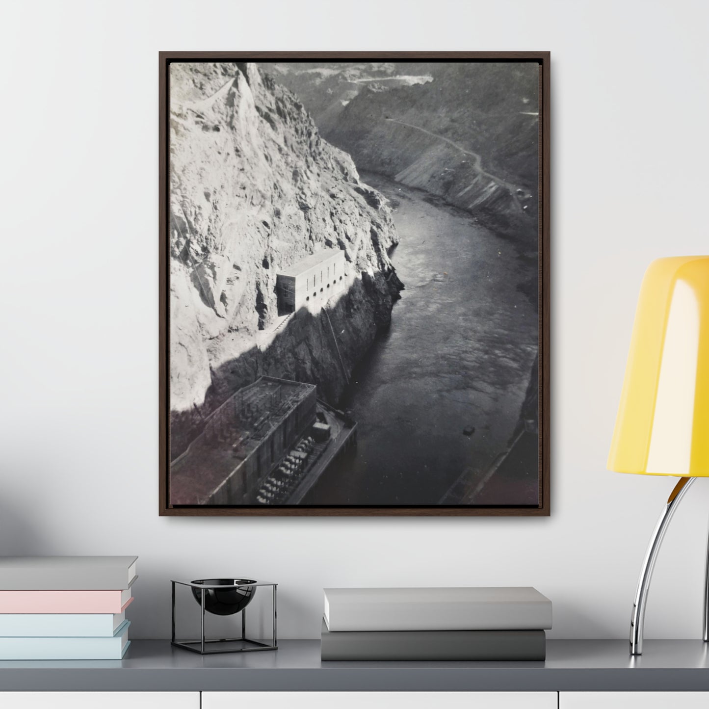 Boulder Dam Gallery Canvas Wraps, Vertical Frame