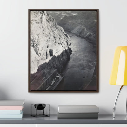 Boulder Dam Gallery Canvas Wraps Vertical Frame 20″ x 24″ 1.25" Walnut