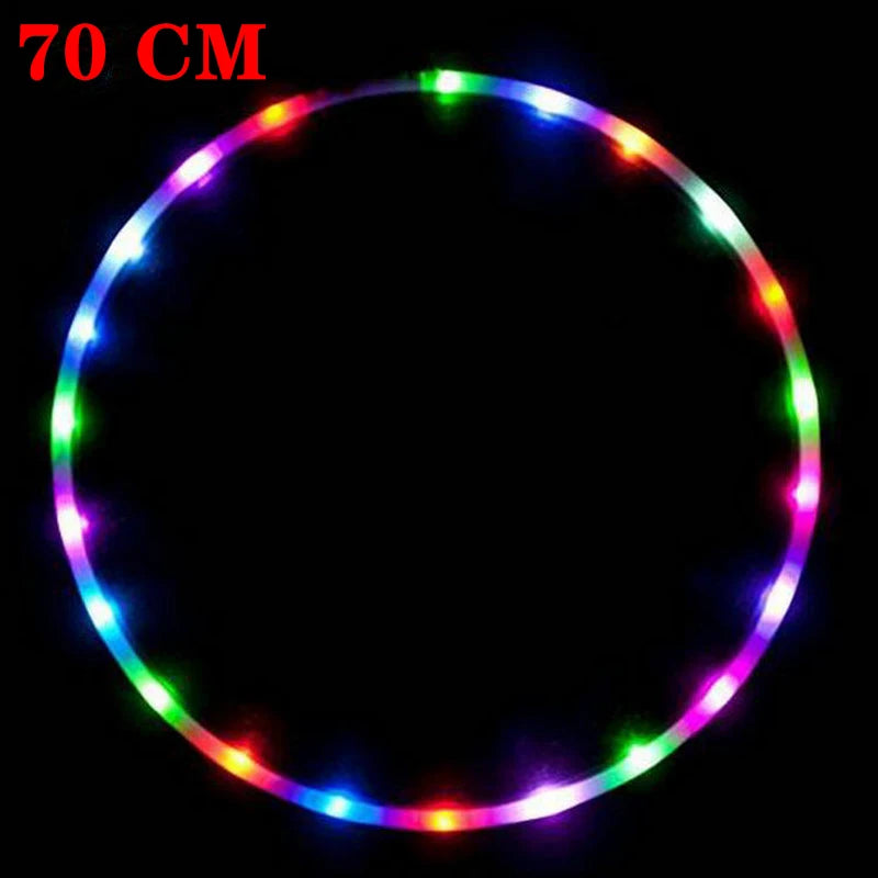 60/70/80/90cm LED Colorful Hula-hoop