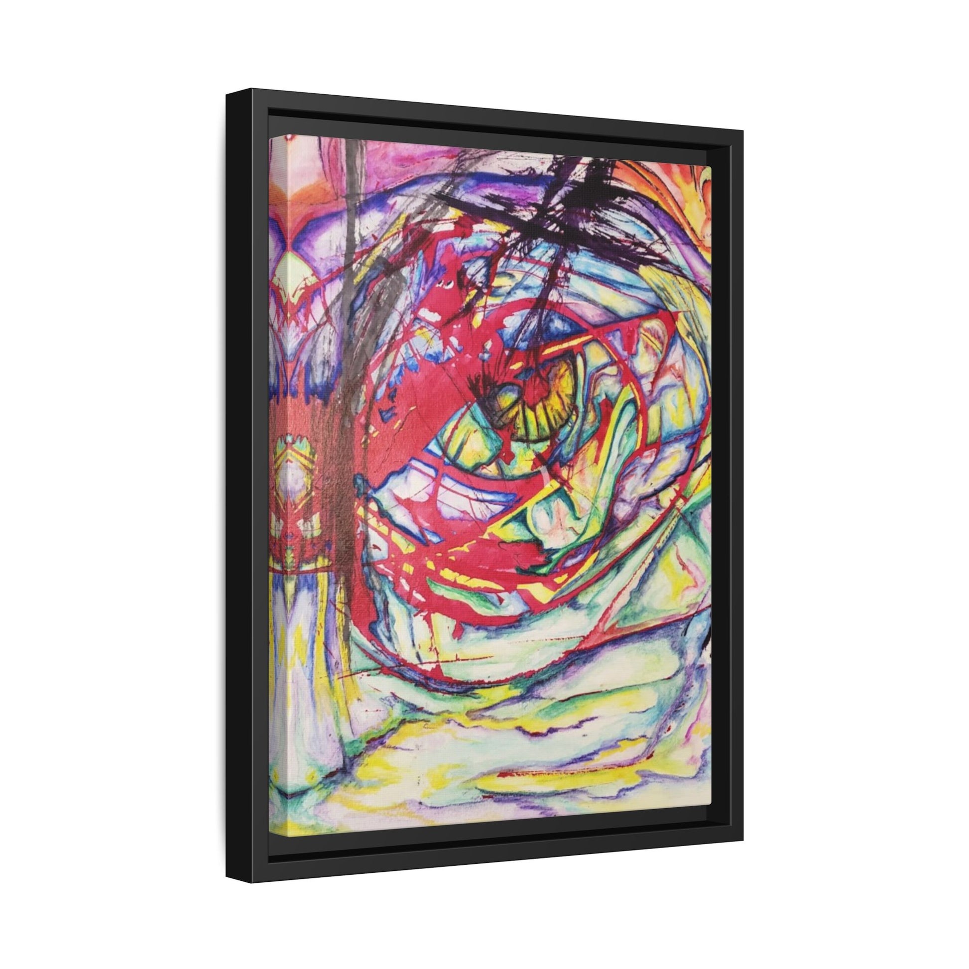 The Eye Framed Art Print - Kia Day Design