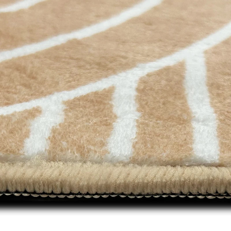 Washable Non-Slip Faux Cashmere Modern Living Room Carpet