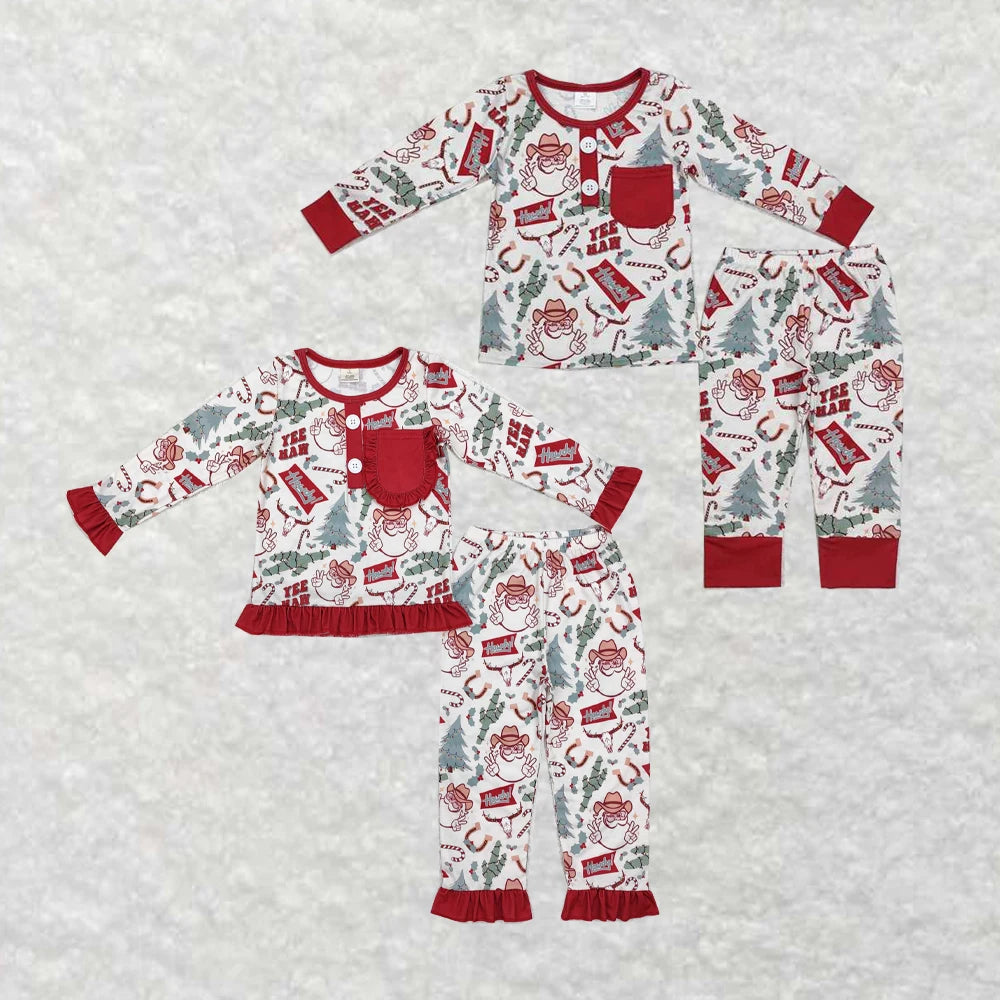 Christmas Santa Pajama Sets