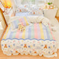 4 Pieces Fruits Cherry Pattern Bedding Sets