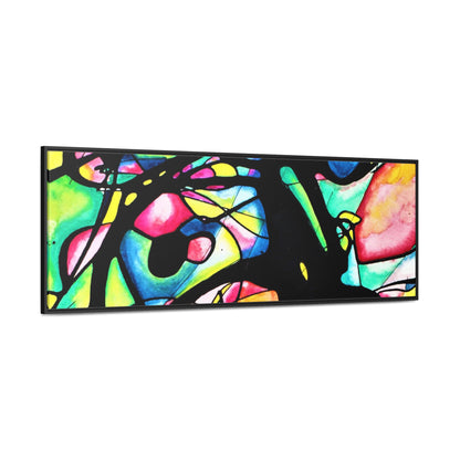 Peacock Gallery Canvas Wraps, Horizontal Frame