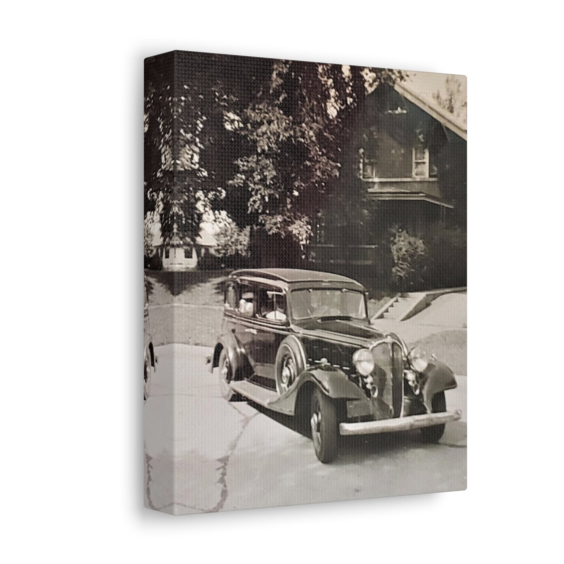 Classic Car Stretched Canvas